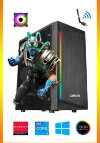 Resim Zeiron RDX02 Intel Core i5 4570 8 GB RAM 128 GB SSD 500 GB HDD RX 550 4 GB FreeDOS Masaüstü Oyun Bilgisayarı 