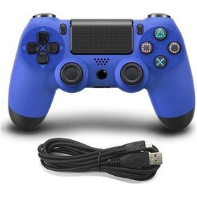 Resim Sones Sony Ps4 İçin Kablolu Oyun Kumandası Mavi Diğer 
