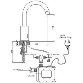 Resim Newarc - Minart Fotoselli Lavabo Bataryası - Pilli Ve Elektrikli - 514523 180051 Diğer 