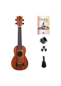 Resim Soprano Ukulele Maun Ağacı Ukulele Seti 