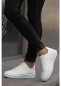 Resim Beyaz Sneaker Spor Ayakkabı Beyaz 