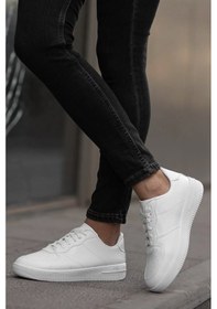 Resim Beyaz Sneaker Spor Ayakkabı Beyaz 