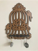 Resim EMİNER Ahşap Lazer Kesim Dekoratif Anahtarlık Askılığı 