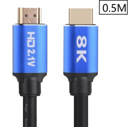Resim Alfais 5092 8k Ultra Hd 2.1V 48GBPS Altın Kaplama HDMI Kablo UHD 0.5 Metre 
