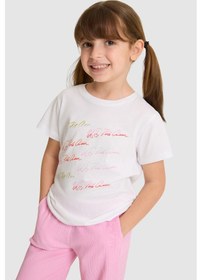 Resim U.s. Polo Assn. Kız Çocuk Beyaz Tişört 50325690-vr013 