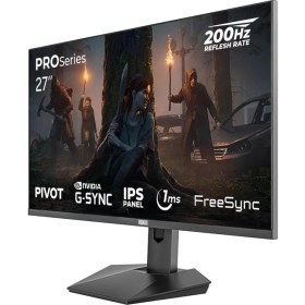 Resim Dragos Proseries P270FHD200 1ms Fhd 200Hz 27 Inç Freesync G-Sync IPS Pivot Oyuncu Monitörü 