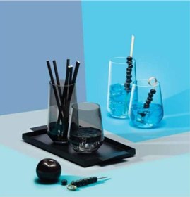 Resim Paşabahçe 41536 Allegra Gri Su Bardağı 425Cc - 6 Adet 