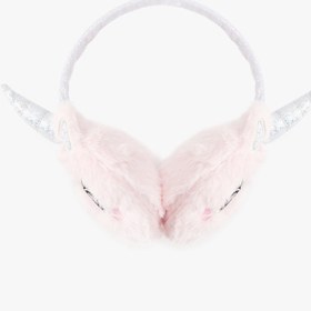 Resim Kız Çocuk Unicorn Peluş Kulaklık 