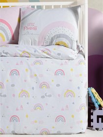 Resim Kanz Park Yatak Nevresim Takımı 80x110 cm - Pembe - Pembe / Standart 