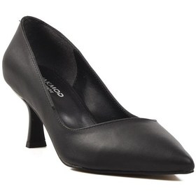 Resim Ayakmod 458299 İnce Topuklu Siyah Cilt Kadın Abiye Ayakkabı 001 