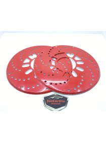 Resim Üniversal Kampana Sacı Disk Sacı Disk Fırfırı 2'li Set 14'' ve Üzeri Kırmızı 