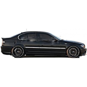 Resim Bmw 3 Serisi E46 1998-2005 Krom Yan Kapı Çıtası 6 Parça Paslanm 