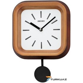 Resim Seiko Qxc223Z Duvar Saati Ahşap 