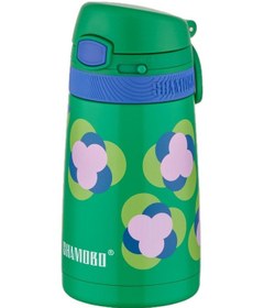 Resim Shamobo 2li Set Pipetli Çelik Termos 350ml -6 Saat Isı Yalıtımı- Yeşil 