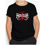 Resim Marduk Logo Siyah Çocuk Tişört Siyah 