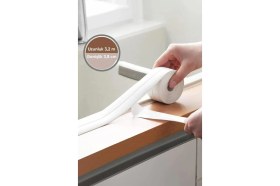 Resim Nirnisa 3.2 Metre Su Sızdırmaz Bant Duş Banyo Küvet Lavabo Klozet Kenar Sızıntı Tamir Sızdırmazlık Bandı 