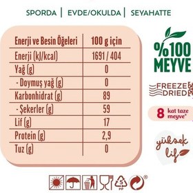 Resim Yayla Enfies Freeze Dried Elma 15 G X 10 Adet 