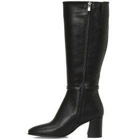 Resim Butigo 25k-7049 5pr Siyah Kadın Topuklu Çizme 000000000102054697 Siyah 