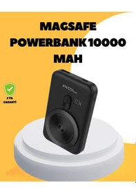 Resim Bfs Manyetik Kablosuz Powerbank 22.5w Hızlı Şarj Lcd Göstergeli Çok Renkli 