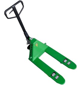 Resim Sanica Yeşil Transpalet 2.5 Ton Kapasite Kemik Tekerlekli Pompa 