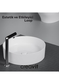 Resim Creavit Loop Yuvarlak Çanak Lavabo Ø40 Cm Lp140-00cb00e-0000 