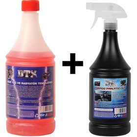 Resim Ağır Yağ Ve Radyatör Temizleme Sıvısı 1 Lt & Torpido Parlatıcı Süt 500 Ml 