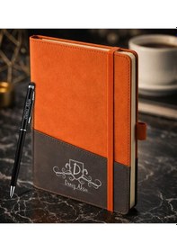 Resim Bk Gift Kişiye Özel Turuncu Termo Deri Defter Ve Touchpen Kalem Seti -10, Kurumsal Ve Özel Hediye, Yeni İş Hediyesi Kobitmeyencom36117 Bk Gift 