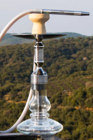 Resim Kefo Tsira Full Çelik Işıklı Çantalı Lüks Nargile Takımı 