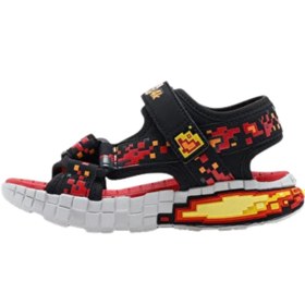 Resim Skechers Megacraft Sandal Erkek Çocuk Siyah Sandalet 
