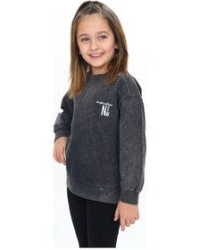 Resim Toontoy Kız Çocuk Inspirotion New Baskılı Sweatshirt Ekru 
