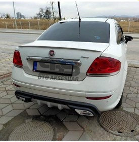 Resim Fiat Linea Bagaj Üstü Spoiler Bagaj Çıtası Beyaz (Sts Oto Aksesuar) 