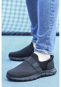 Resim Vojo Step Hafif Rahat Taban Bağcıksız Erkek Spor Ayakkabı 267800001702 01 Siyah 