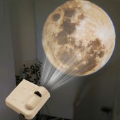 Resim Ay Işığı Projektör Gece Lambası, Uzay Temalı LED Şerit Işık, Düğme Kontrolü, Pille Çalışan, Fotoğrafçılık, Romantik Ortam, Selfie Arka Planı, Yatak Odası Dekoru, Fantezi Tutkunları 