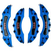 Resim Mavi Gtı Kırmızı 4'lü Kaliper Seti Yapıştırma Logolu 