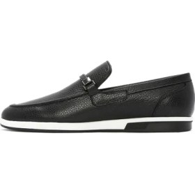 Resim Derimod Erkek Siyah Deri Casual Loafer 26SFD6006FT 