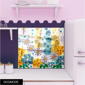 Resim Cam Ocak Arkası Koruyucu 