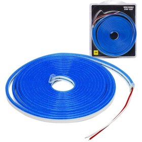 Resim Genel Markalar Powermaster Mavi Neon Led Şerit 5mt 12v 6x12mm 19648 120led 