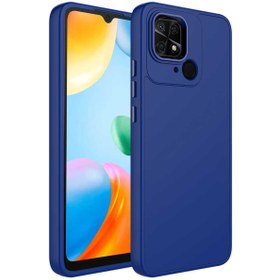 Resim KılıfShop Xiaomi Poco C40 Kılıf Luna Metal Çerçeve Silikon + Ekran Koruyucu 