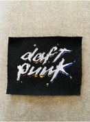 Resim icase DAFT PUNK Müzik grubu Dijital Baskı Suya Dayanıklı Yama Patch Dikilebilir (16x12 cm) 