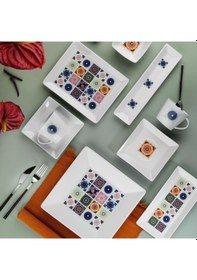 Resim Kütahya Porselen Maya 26 Parça Yemek Takımı Dekor No 10655 