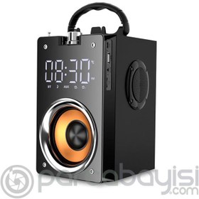 Resim ALLY MC H3 Dijital Saatli Super Bass Bluetooth Hoparlör Subwoofer 