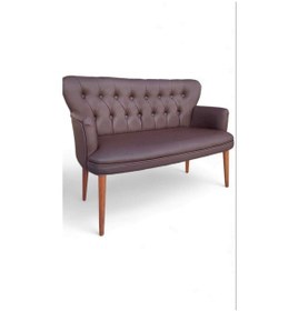 Resim Aryans Ofis Büro Deri Koltuğu Ofis Bekleme Koltuğu Kahverengi Deri Ofis Koltuğu Çay Seti Koltuğu Çok Renkli 