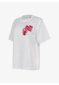 Resim New Balance Wnt1636-wt Lifestyle Kadın Tshirt Beyaz 