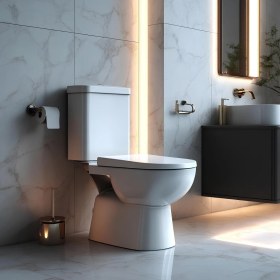 Resim Turavit Alize Kanallı Alttan Çıkışlı Klozet+Rezervuar 