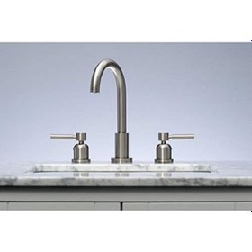 Resim Fsc8928dl 20,32 Cm Geniş Lavabo Bataryası Pop-up, Fırçalanmış Nikel Açık Ceviz 