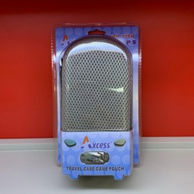 Resim Axcess Ps Vita 1000 ve 2000 Modeller Uyumlu Taşıma Çantası Gri Case Bag 