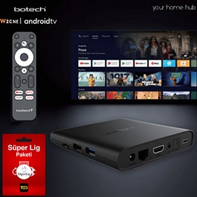 Resim Wzone 4K Ultra Hd Android TV Box + 3 Aylık Bein Connect Süper Lig Paketi 