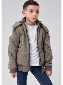 Resim Benitto Kids Erkek Çocuk Kapüşonlu Mevsimlik Ceket 51313 Haki 