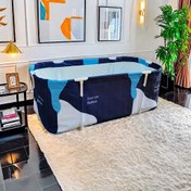 Resim Katlanabilir Adım Stili Banyo Küveti, Mükemmel Yalıtım Özellikleriyle Sıcak ve Soğuk Su İçin Mükemmel, Saunalar, Spa'lar ve Kış Rahatlaması İçin Uygun, Ev Banyoları İçin Gerekli, Taşınabilir Depolama 