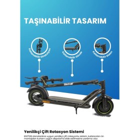 Resim Electroll N85 Elektrikli Scooter | Yenilikçi Teknoloji, Zarif Tasarım, Üstün Konfor, Güvenli Sürüş 